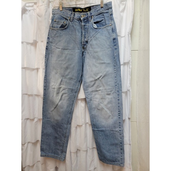 Dr. Martens Other - Dr. Martens AirWair Vintage Straight Leg Jeans Light Blue Denim Button Fly 1614